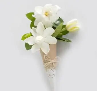 Buquê de flores de gardênia