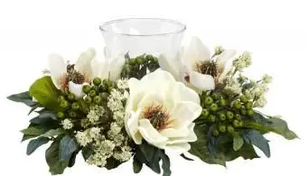 Hodvábne kvetinové aranžmán Magnolia Candelabrum