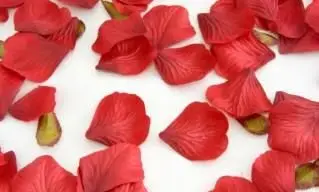 結婚式のためのシルクのバラの花びら