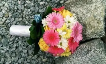 buquê de gerbera multicolorido