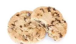 Image de deux cookies aux pépites de chocolat