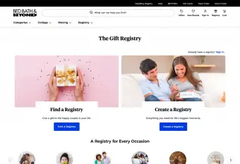 Guide de Bed Bath & Beyond Registre de mariage