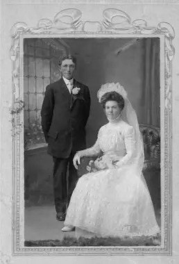 foto de una boda en 1905