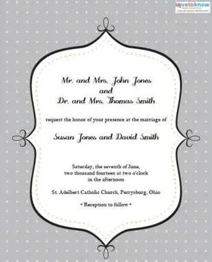 Kostenlose formelle Hochzeitseinladung zum Ausdrucken