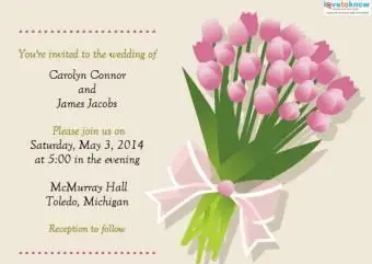 Kostenlose informelle Hochzeitseinladung