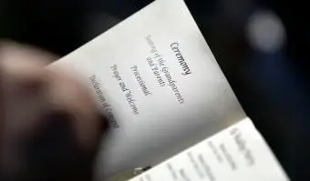 무료 웨딩 프로그램 템플릿