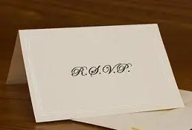 RSVP de boda