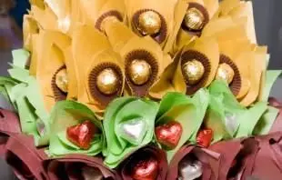 Centros de mesa para casamento Sweet Candy