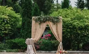 Dekoracja ceremonii jutowej