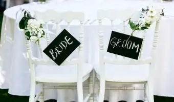 Tabuľka svadobnej hostiny