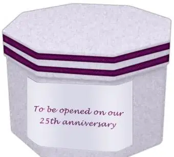 cápsula del tiempo de la boda