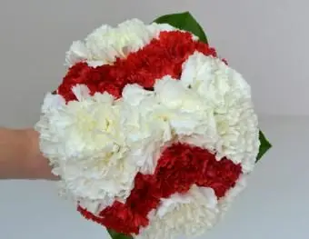 Kytica družičiek z bejzbalu od spoločnosti Gillespie Florists, Inc. / Foto s láskavým dovolením Gillespie Florists, Inc. www.gillespieflorists.com