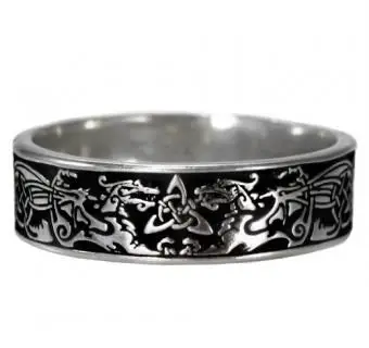 Anillo de oro dragón de Amazon.com