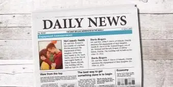 Anúncios de casamento no jornal