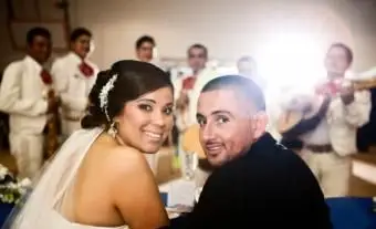 Recepção de casamento hispânica