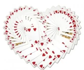 ラッキーインラブパーソナライズされたカードのデッキ結婚式の好意