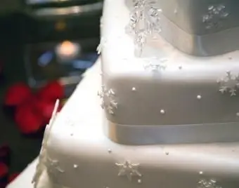 Fotos de bolos de casamento de inverno