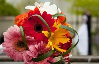 Fotos de ramalhetes de casamento de Margarida Gerbera