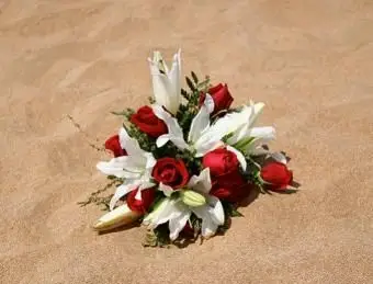 ビーチをテーマにしたウェディングブーケ