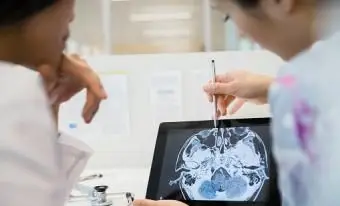 Untersuchung des CT-Scans