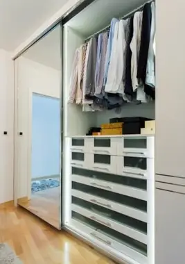 porte de placard en miroir