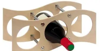 Stojak na trzy butelki wina