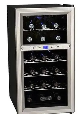 Frente Fria Fria Fria Geladeira Dual Zone De 18 Garrafas