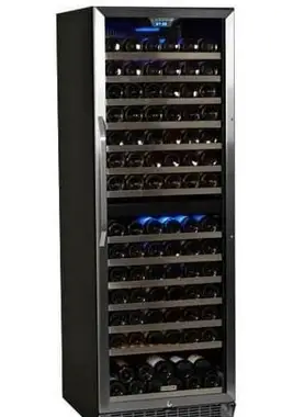 EdgeStar CWR1551DZ 155 Bottle Embutido ou Autônomo Dual Zone Wine Cooler