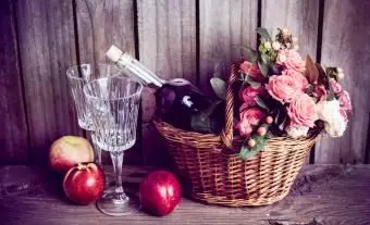 Darčekový kôš na víno