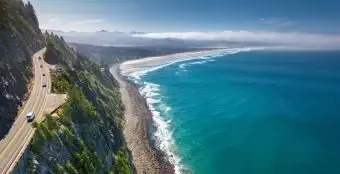 L'autoroute 101 sur la côte de l'Oregon