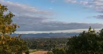 Vue sur la colline de Medford, Oregon