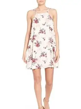 Vestito a trapezio con collo quadrato Mimi Chica