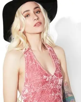 Haut dos nu en velours écrasé Dream