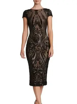 שמלת נשף קצרה עם שני חלקים