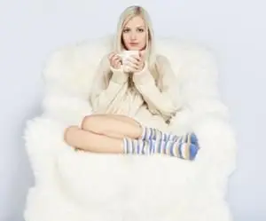 Meias de caxemira feminino