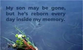 זר פרחים בנהר