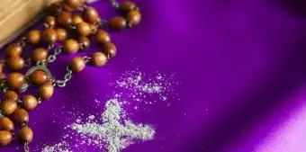 Aschermittwoch Religionskonzept