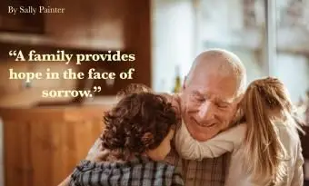 Citazione funebre per i membri della famiglia