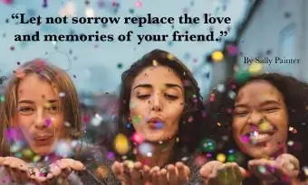 Citazione di addio funebre per la celebrazione della vita