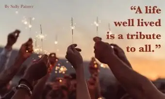 Ein gut gelebtes Feier-Zitat