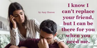 친구를 잃은 것에 대한 동정의 말