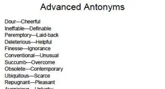 erweiterte Antonymliste