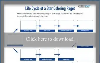 별 색칠 페이지의 수명주기