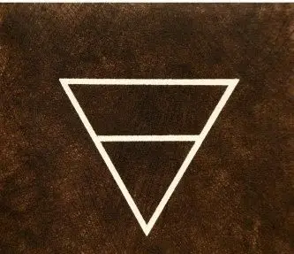 antico simbolo greco della terra