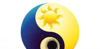 Conceptions inspirantes du soleil Yin Yang